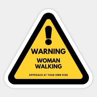 Women's Right to walk Sticker